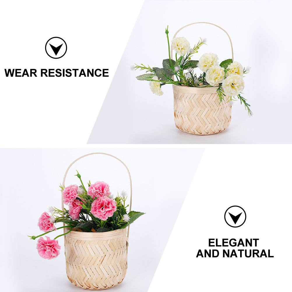 2 Cestas Decorativas de Bambú  - Sustainable Living Gifts reseña y precio